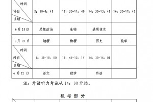 刚刚发布福建高中最新考试时刻定了